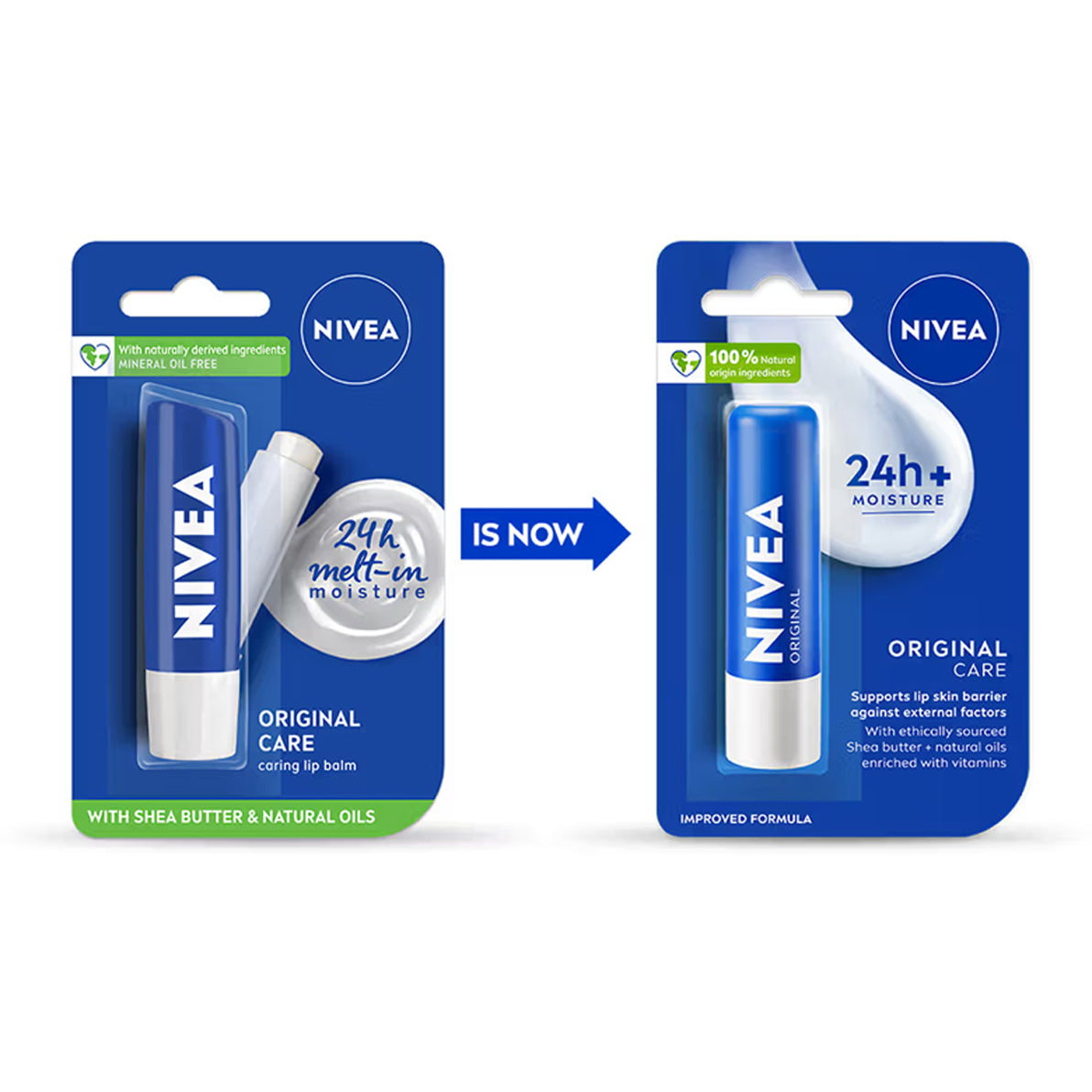 Nivea 24H Moisture Lip Care Lip Balm 4.8G