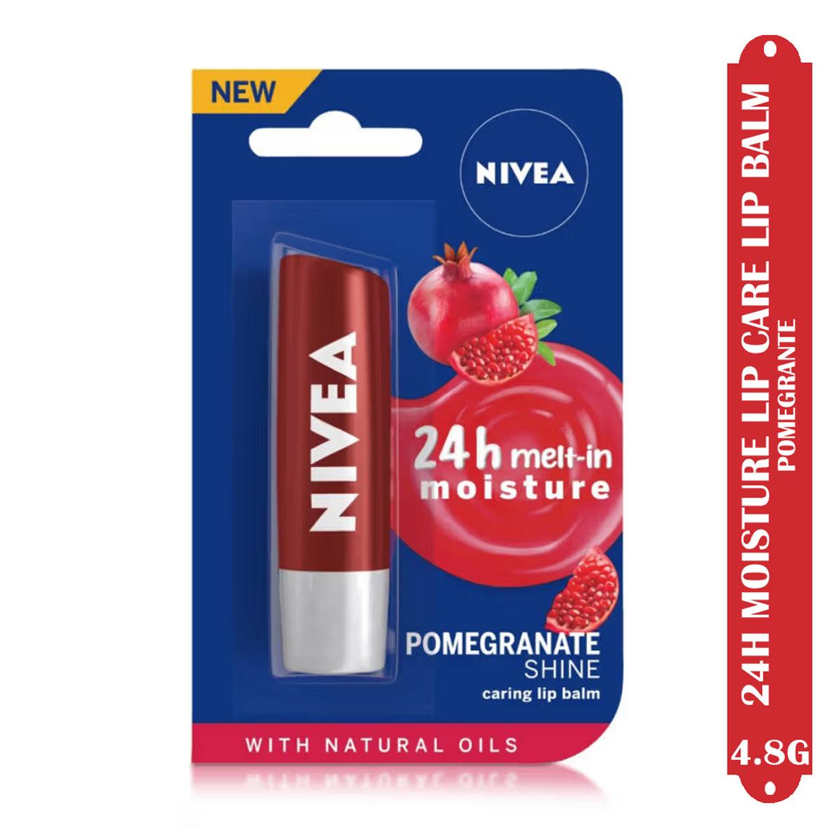 Nivea 24H Moisture Lip Care Lip Balm 4.8G