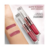 Lakme 9 To 5 Glass To Matte Liquid Lipstick 7Ml