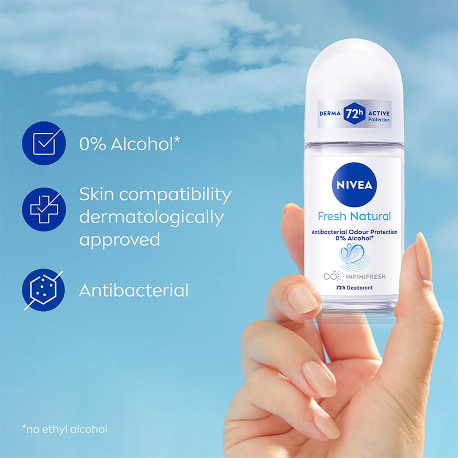 Nivea Fresh Natural Deodorant Roll On
