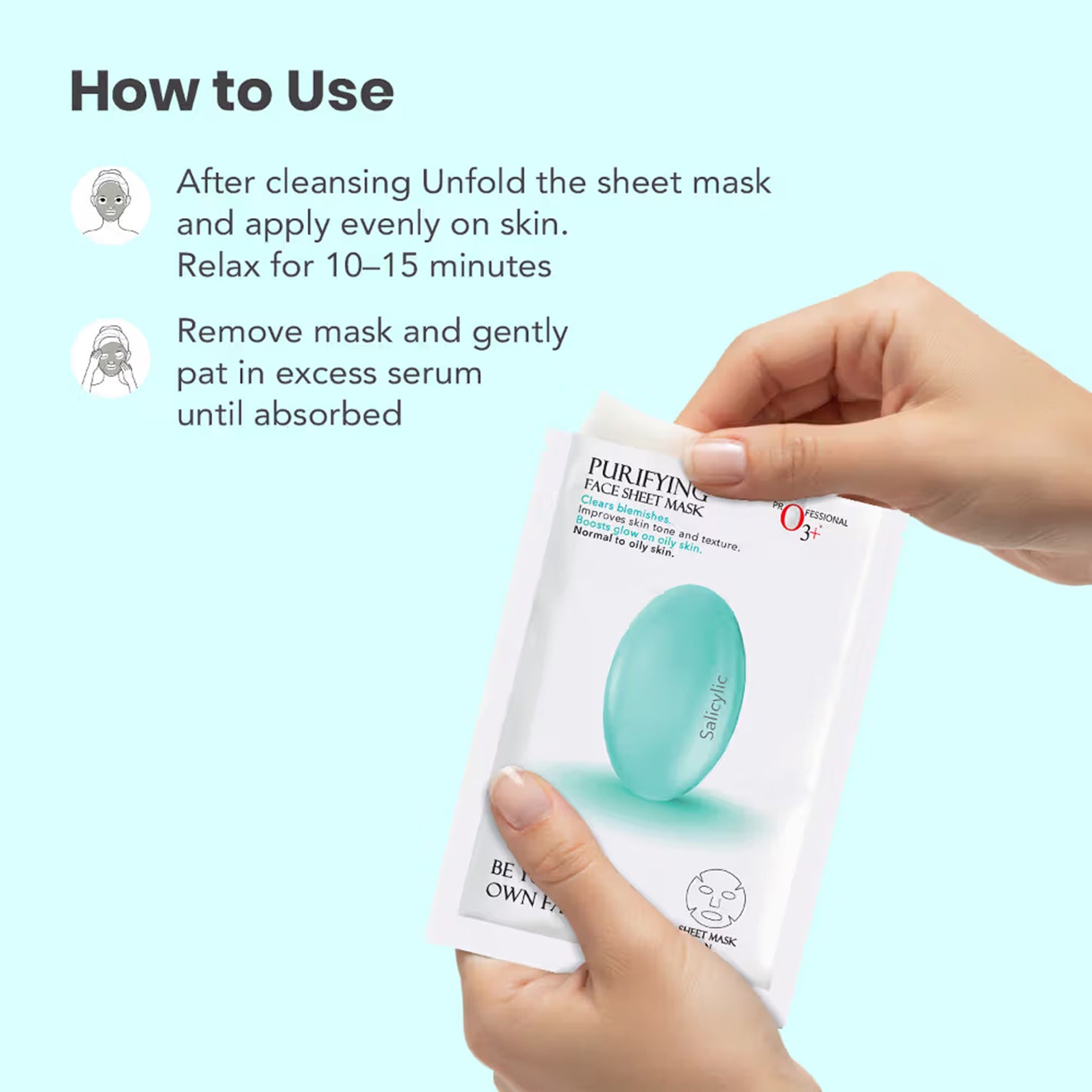 O3+ Purifying Face Sheet Mask 1N