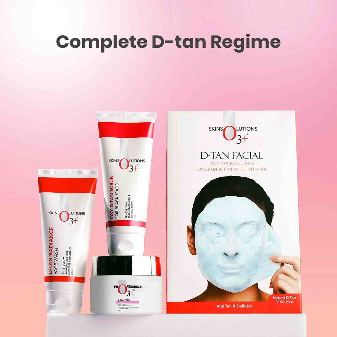 O3+ D-Tan Radiance Face Wash 60Ml