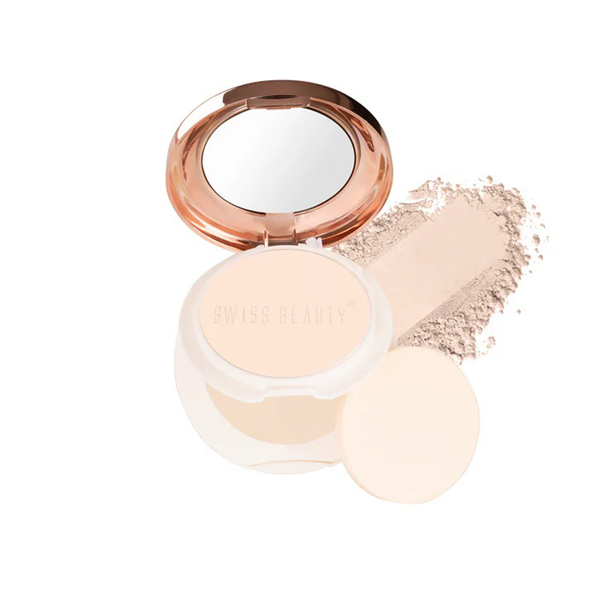 Swiss Beauty 2 In 1 Oil Control Compact Powder 2*10G