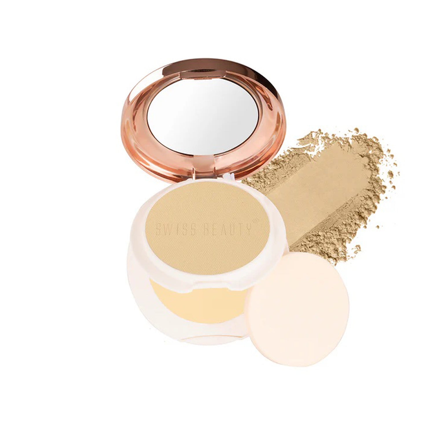 Swiss Beauty 2 In 1 Oil Control Compact Powder 2*10G