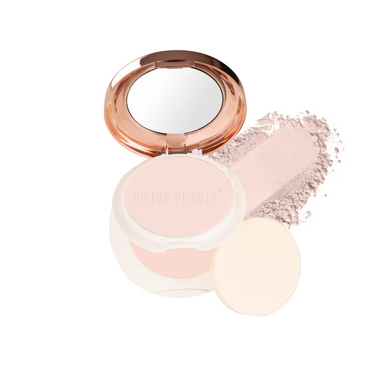 Swiss Beauty 2 In 1 Oil Control Compact Powder 2*10G