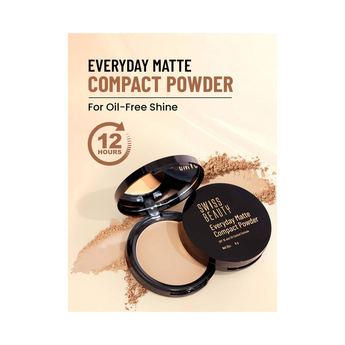 Swiss Beauty Everyday Matte Compact Powder 9G