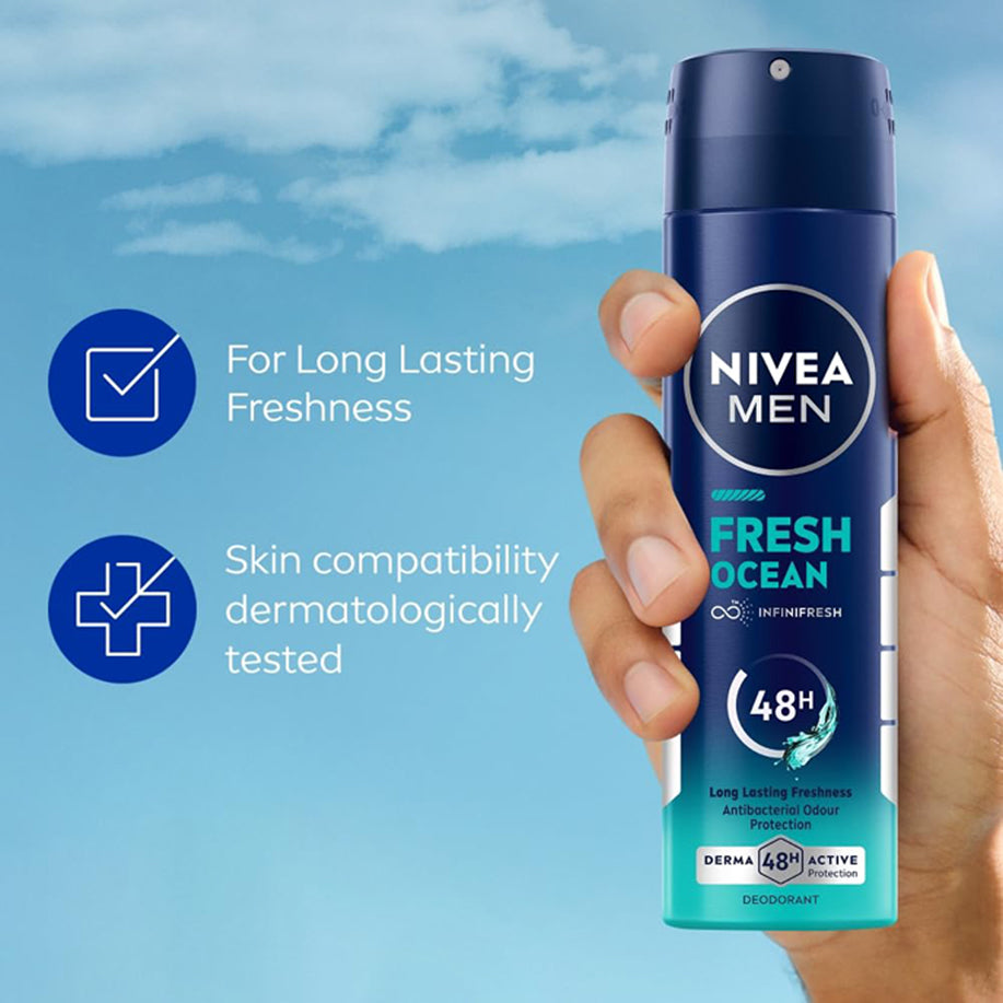 Nivea Men Fresh Ocean Deodrant 150Ml