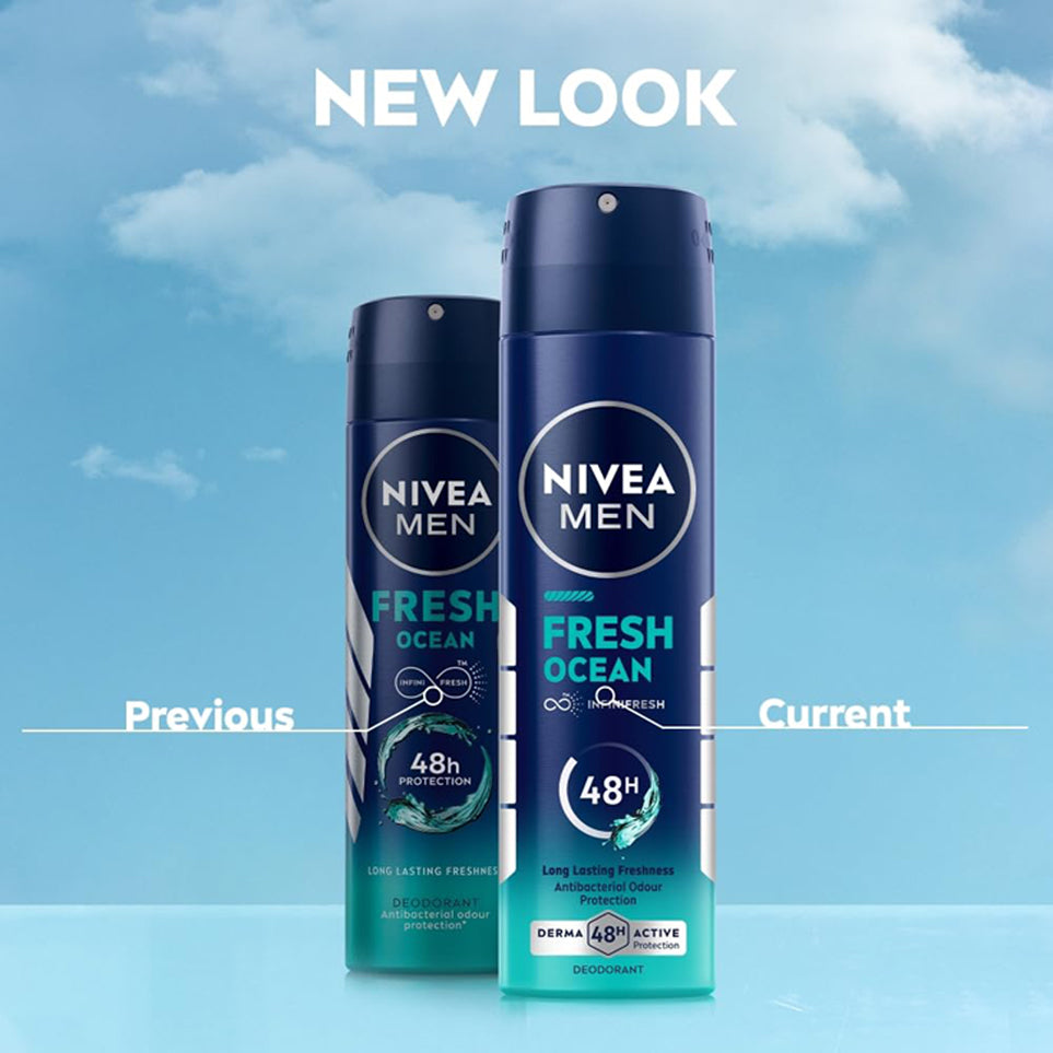 Nivea Men Fresh Ocean Deodrant 150Ml