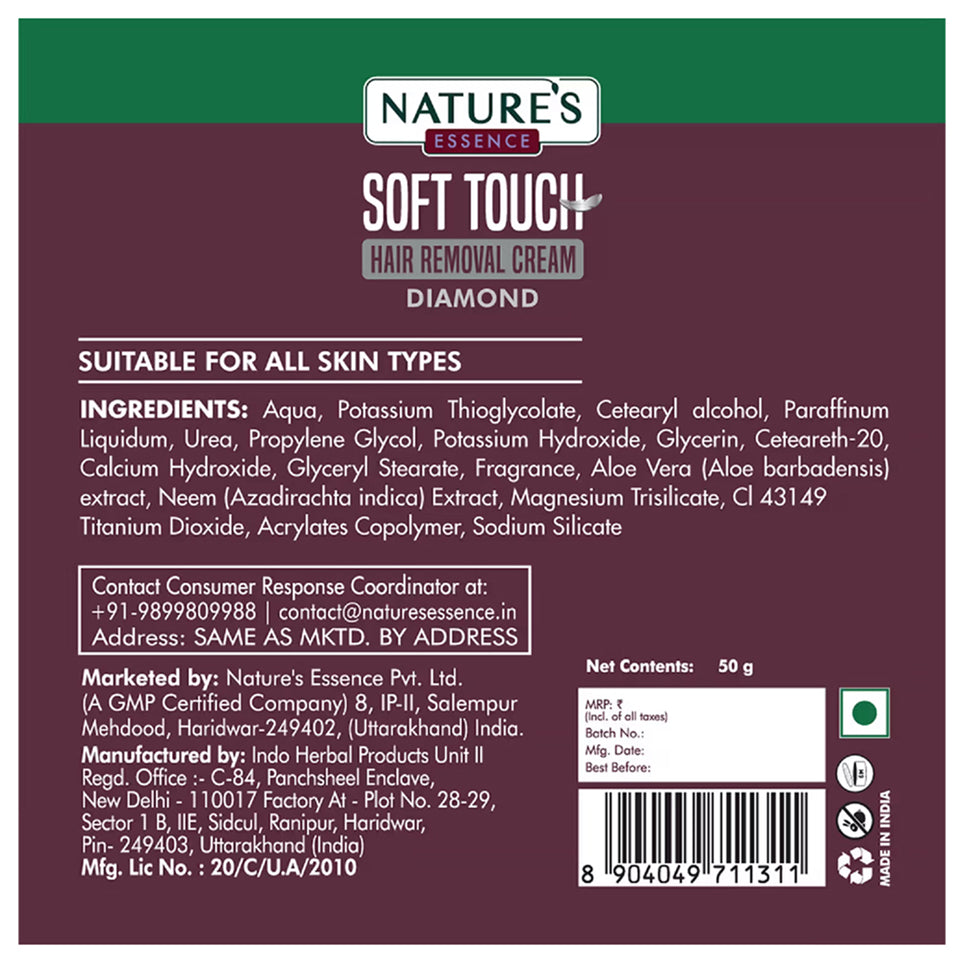 Nature S Soft Touch Hair Removal Cream Diamond 50G