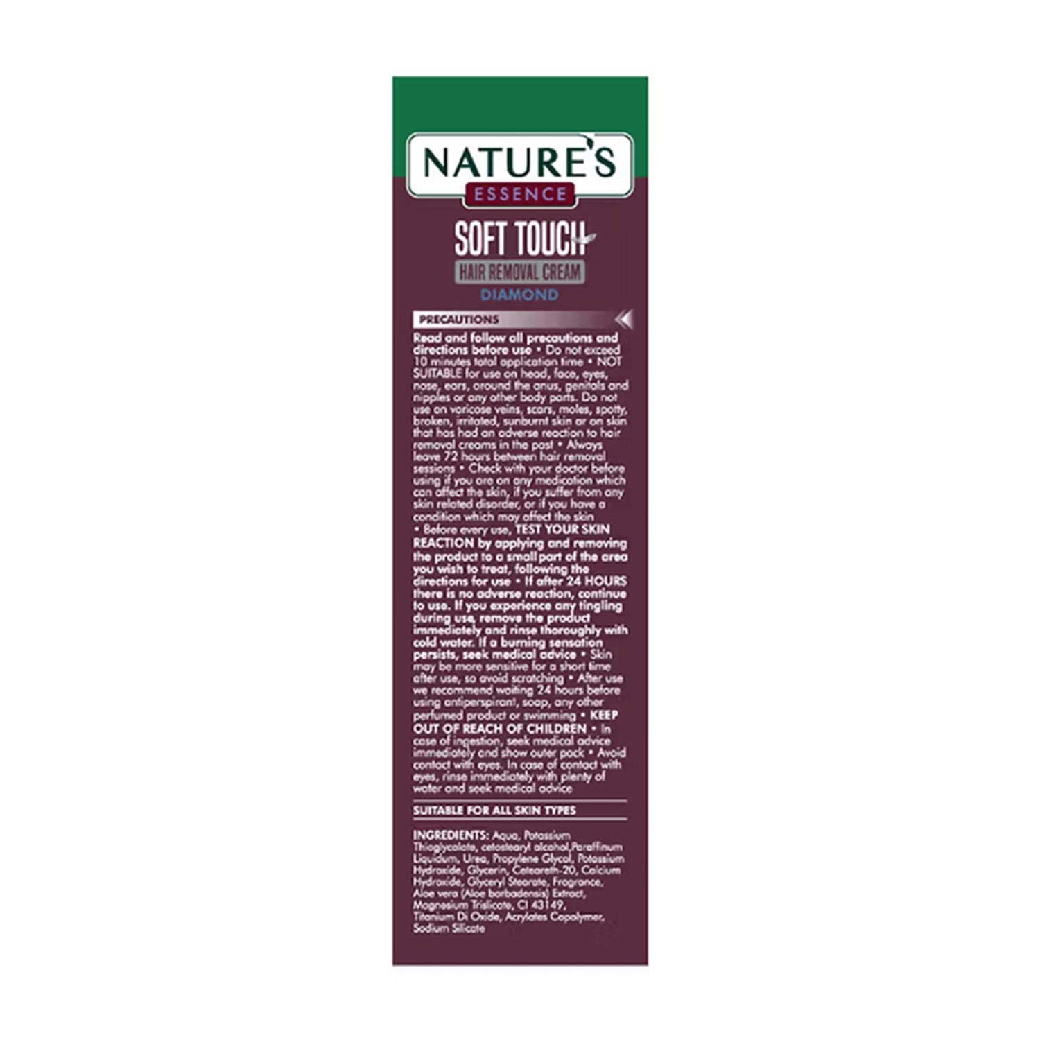 Nature S Soft Touch Hair Removal Cream Diamond 50G