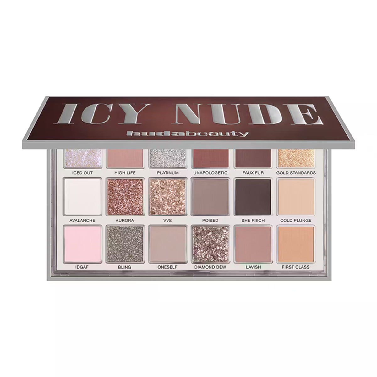 Huda Beauty Icy Nude Eyeshadow Palette 16.1G