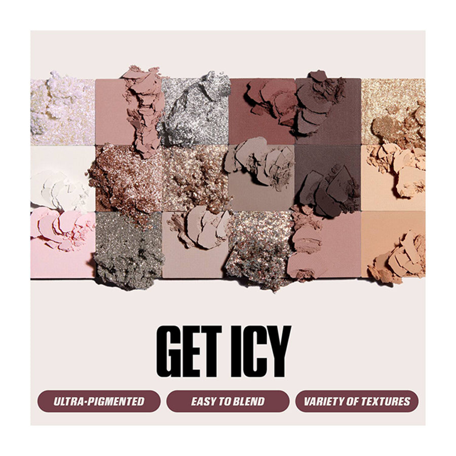 Huda Beauty Icy Nude Eyeshadow Palette 16.1G
