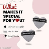 Impact Beauty Small Heart Finger Puff 4Pcs