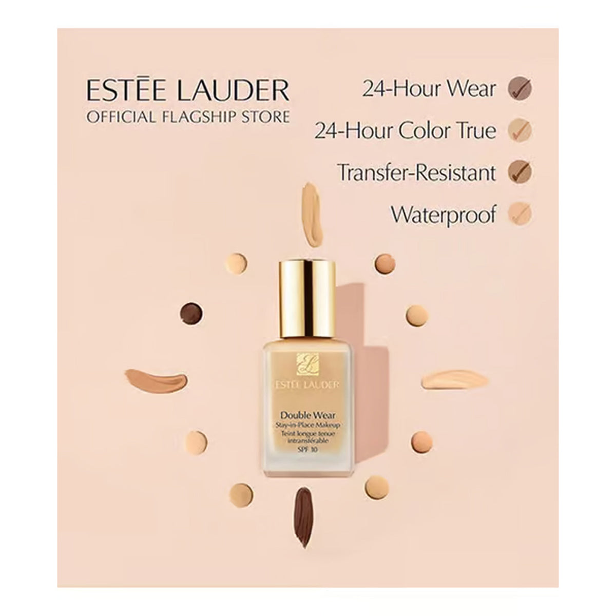 Estee Lauder Double Wear Stay-In-Place Makeup Spf 10 15Ml (Mini)