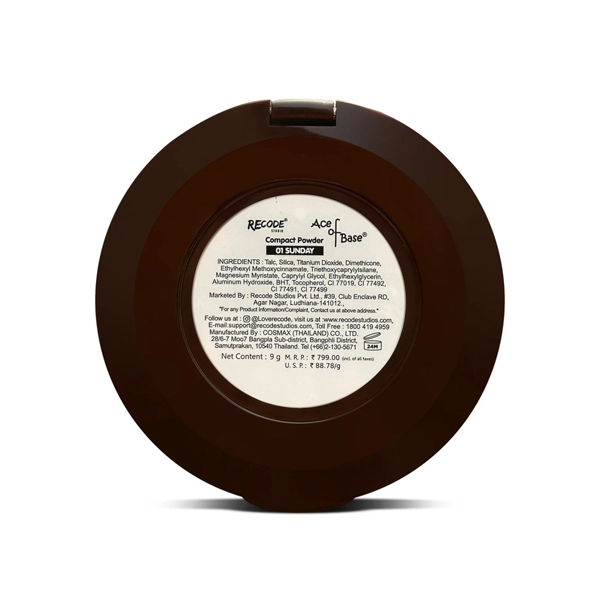 Recode Ace Of Base Compact Powder 9G