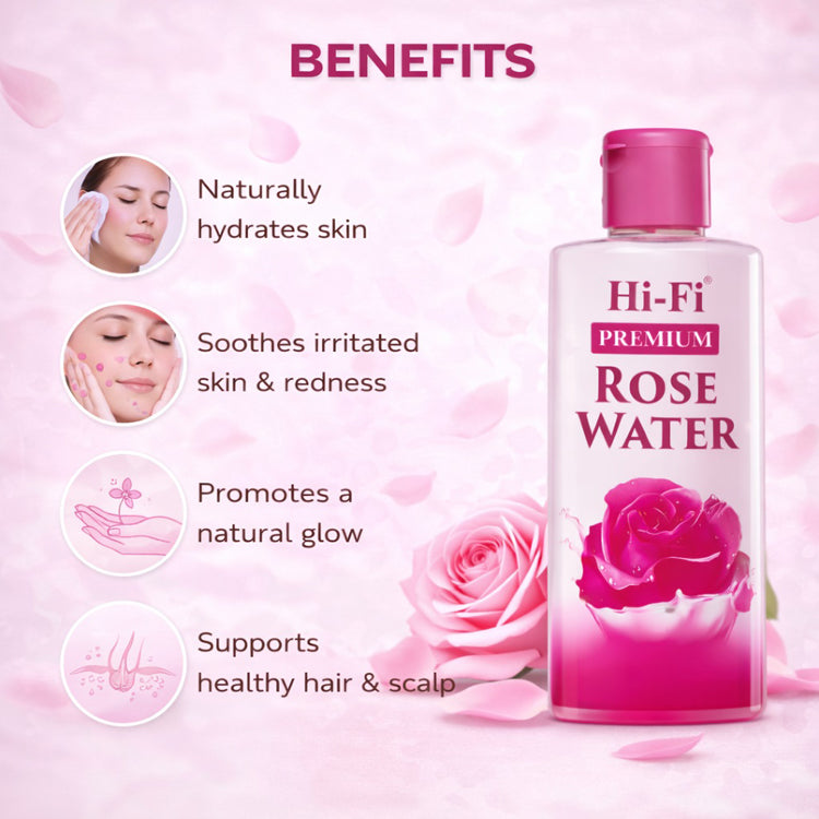 Hi -Fi Rose Premium Rose Water