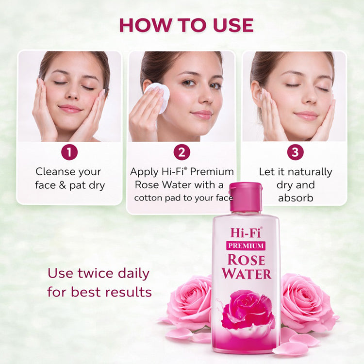Hi -Fi Rose Premium Rose Water
