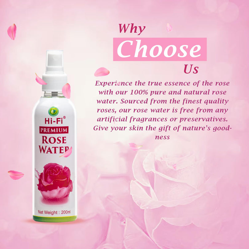 Hi -Fi Rose Premium Rose Water