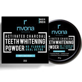 RIVONA ACTIVATED CHARCOAL TEETH WHITENING POWDER