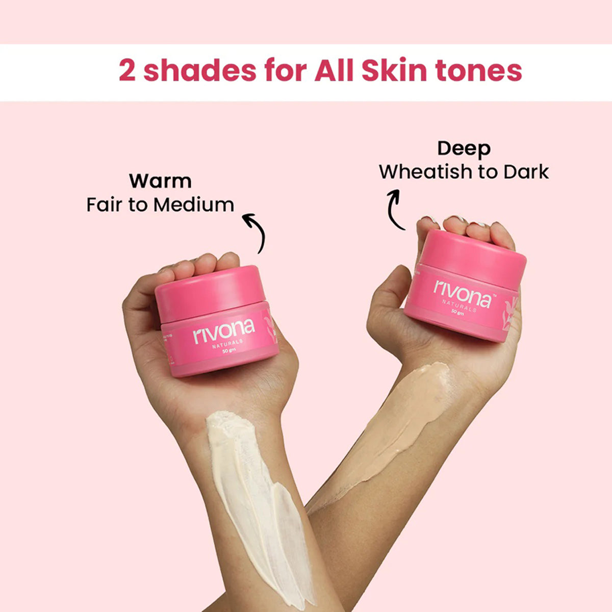 Rivona Bright Pink Face Cream 50Gm