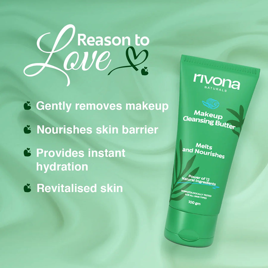 Rivona Makeup Cleansing Butter Melts And Nourishes