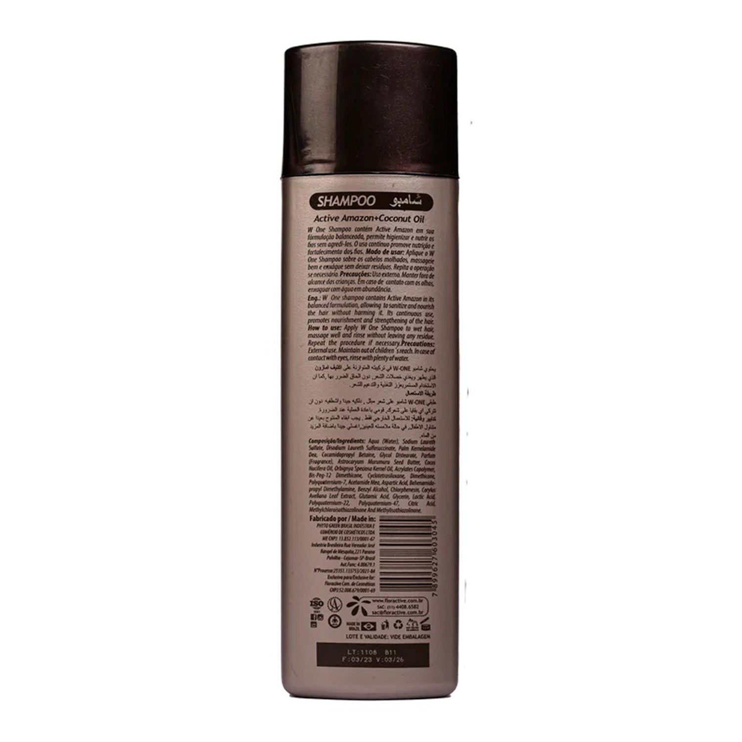 Floractive Wone Shampoo Active Amzon+Coconut Oil