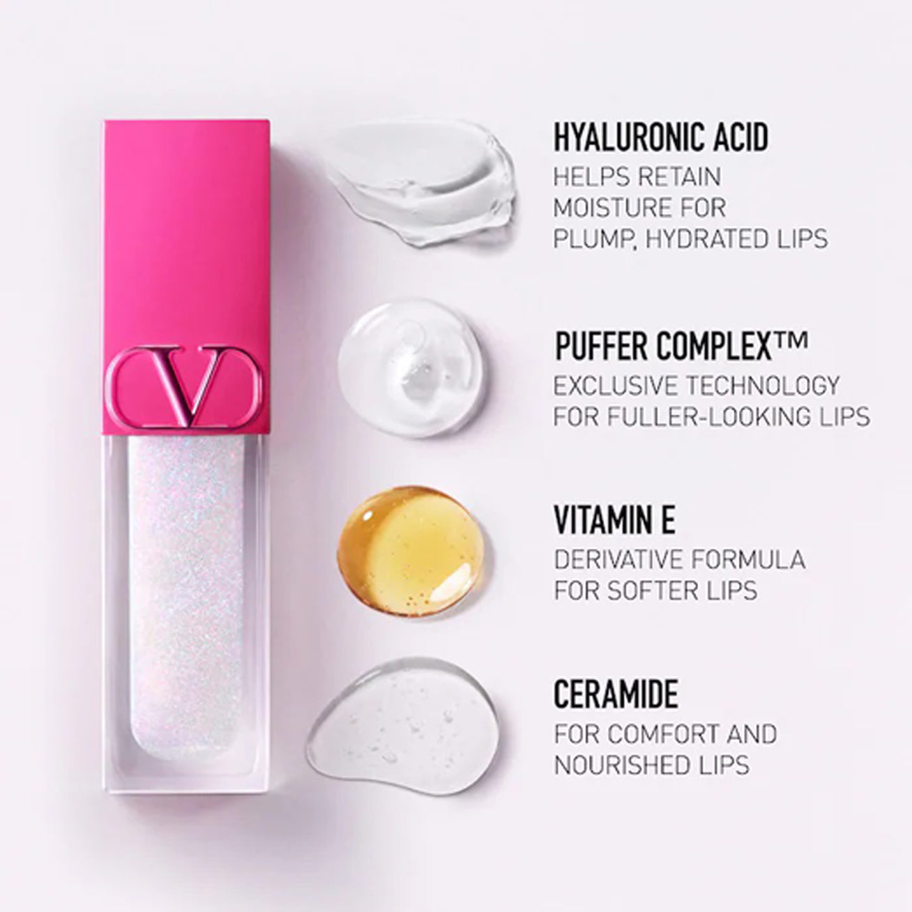 Valentino Puffer Gloss Instant Plump & Long Lasting Luscious Shine 6.5Ml