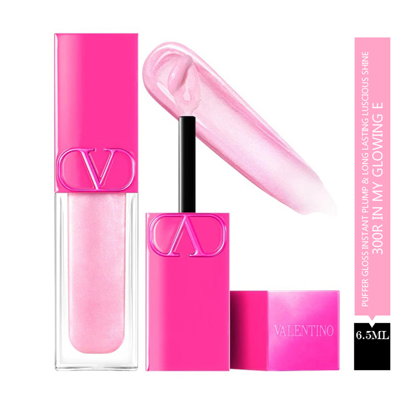Valentino Puffer Gloss Instant Plump & Long Lasting Luscious Shine 6.5Ml