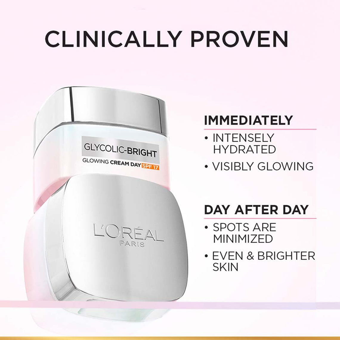 Loreal Paris Glycolic Bright Glowing Day Cream Spf 30