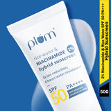 Plum 2Per Niacinamide Rice Water Spf 50 Pa Hybrid Sunscreen