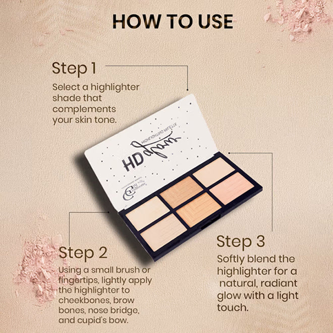 Gorgeous Girl Hd Glow Highlighting Palette