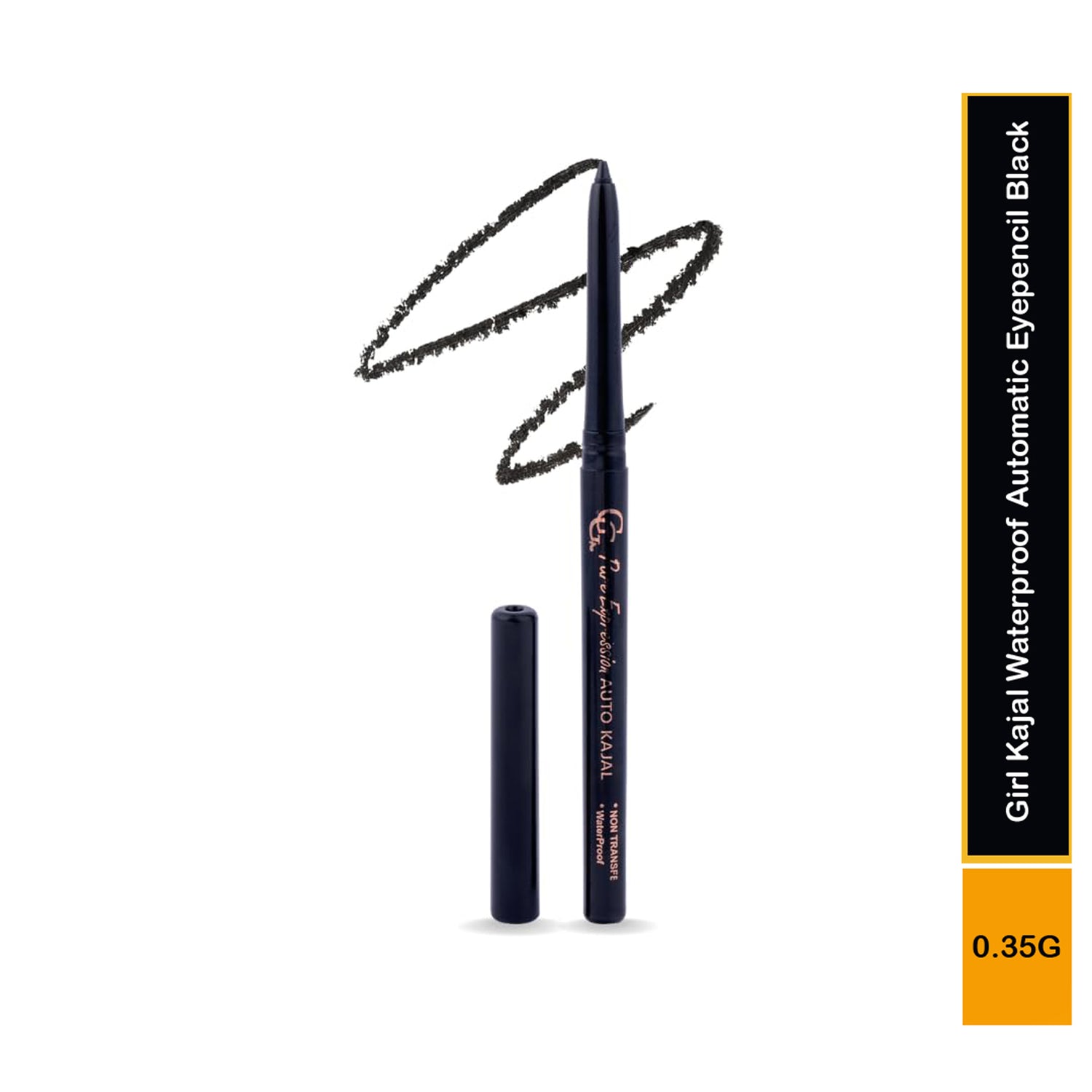 Gorgeous Girl Kajal Waterproof Automatic Eyepencil 0.35G