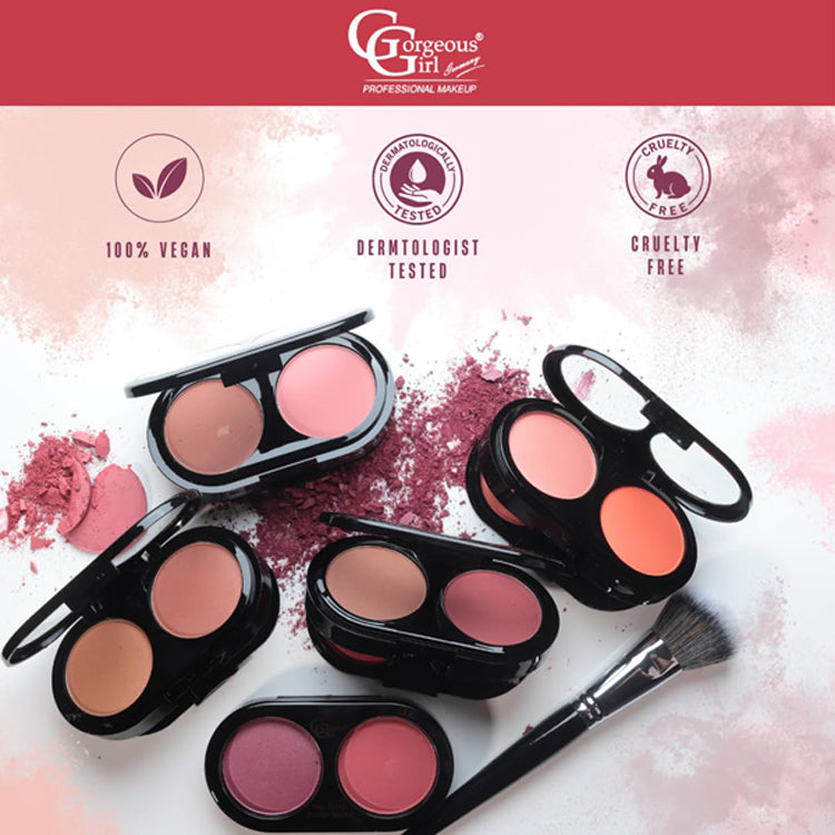 Gorgeous Gril Matt Finish Powder Blusher 15G