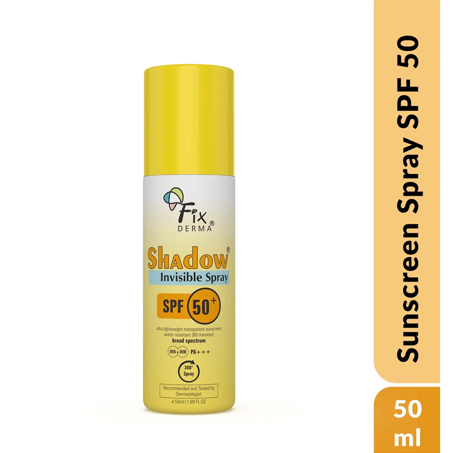 Fixderma Shadow Invisible Spray Spf 50+