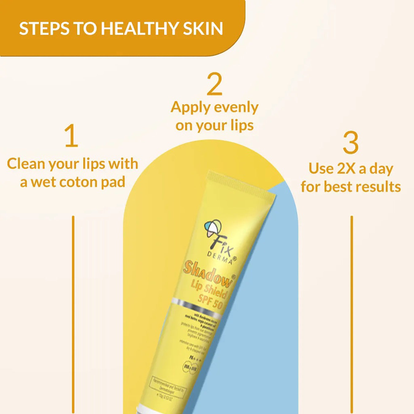 Fixderma Shadow Lip Shield Lip Balm With Spf 50