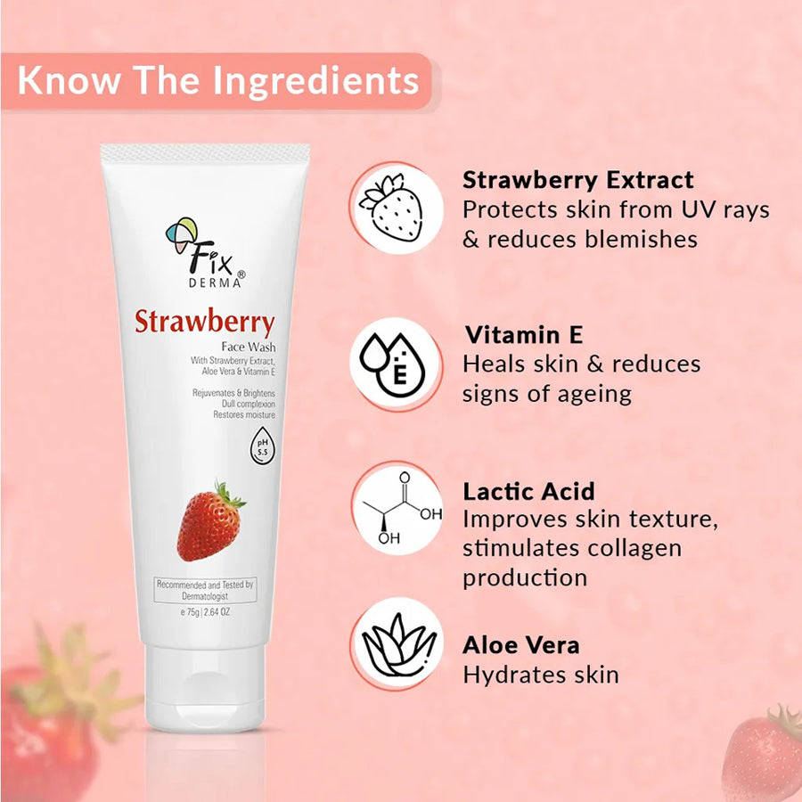 Fixderma Strawberry Face Wash