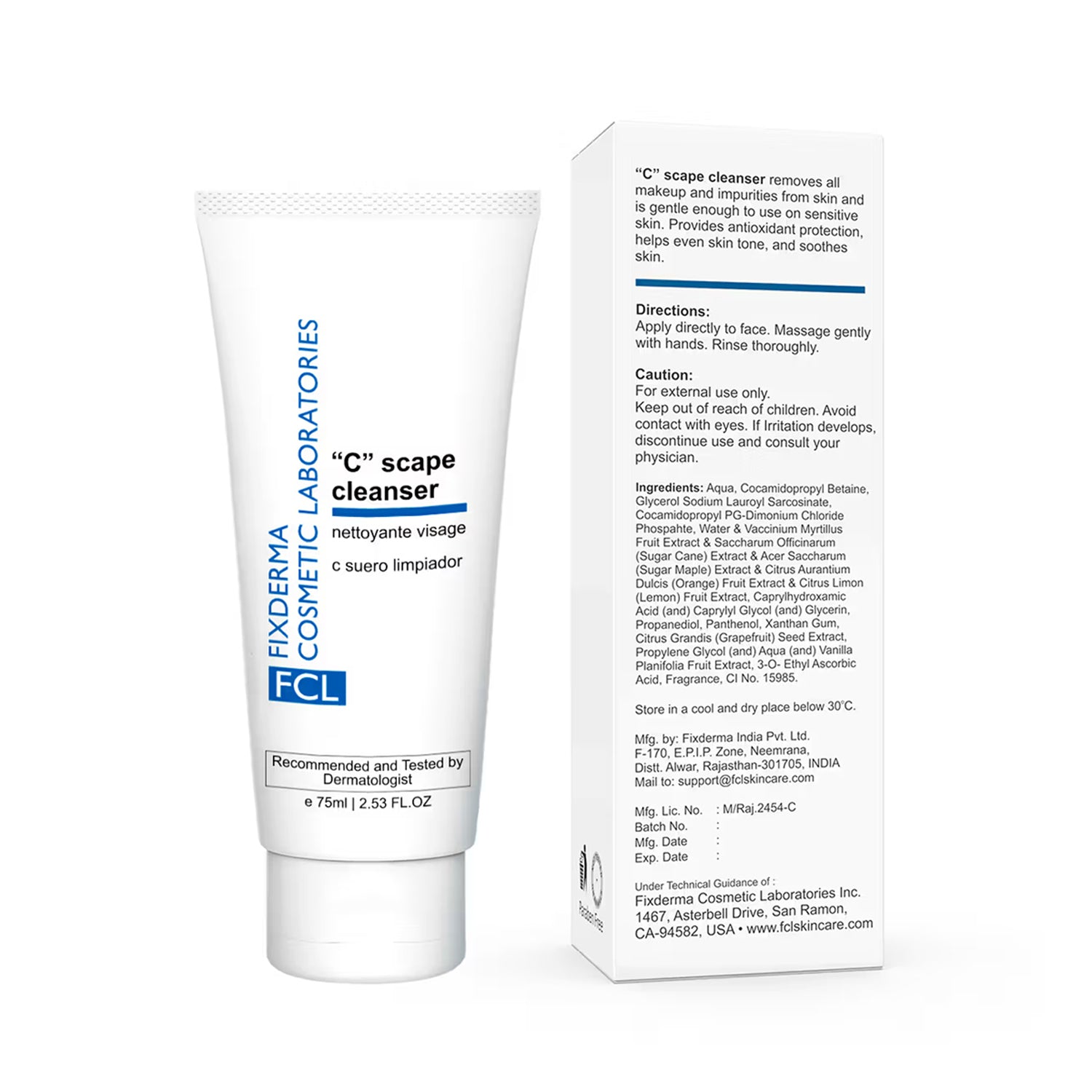 Fixderma C Scape Cleanser