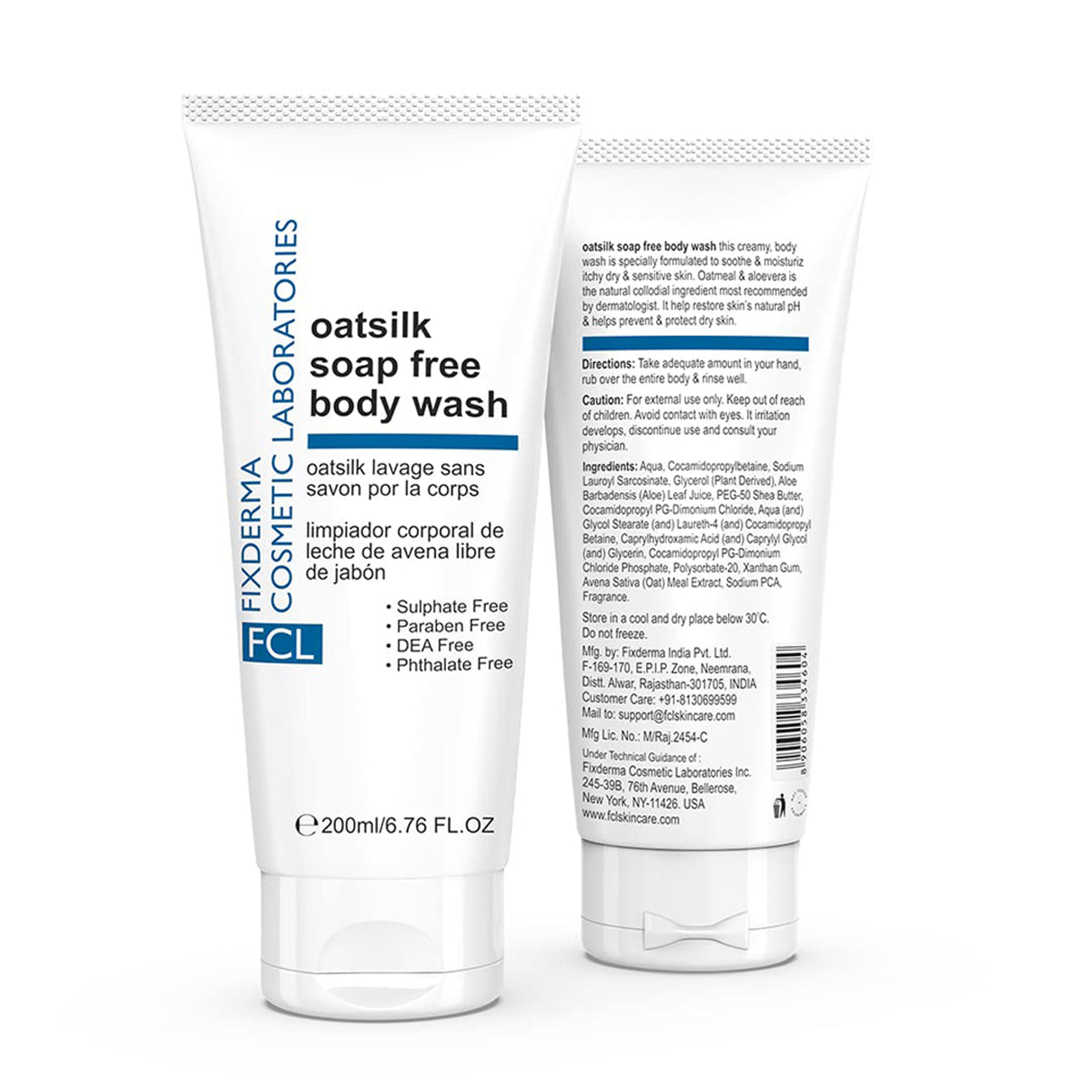 Fixderma Oatsilk Soap Free Body Wash