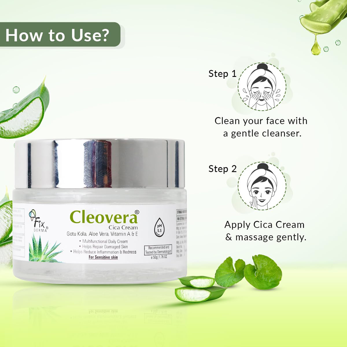 Fixderma Cleovera Cica Cream