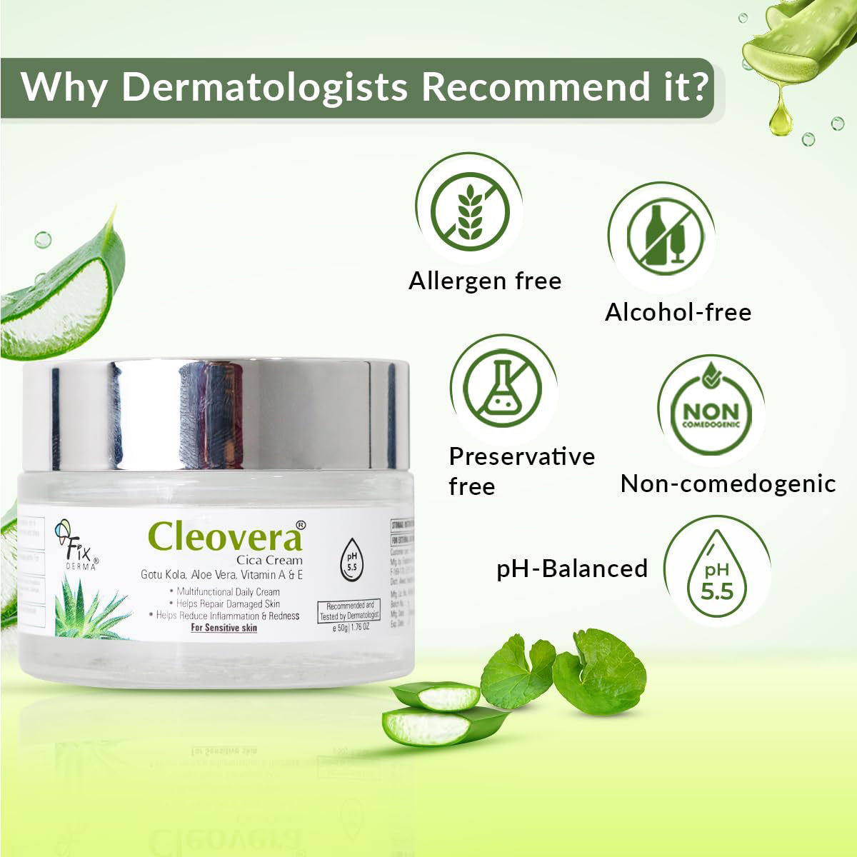 Fixderma Cleovera Cica Cream