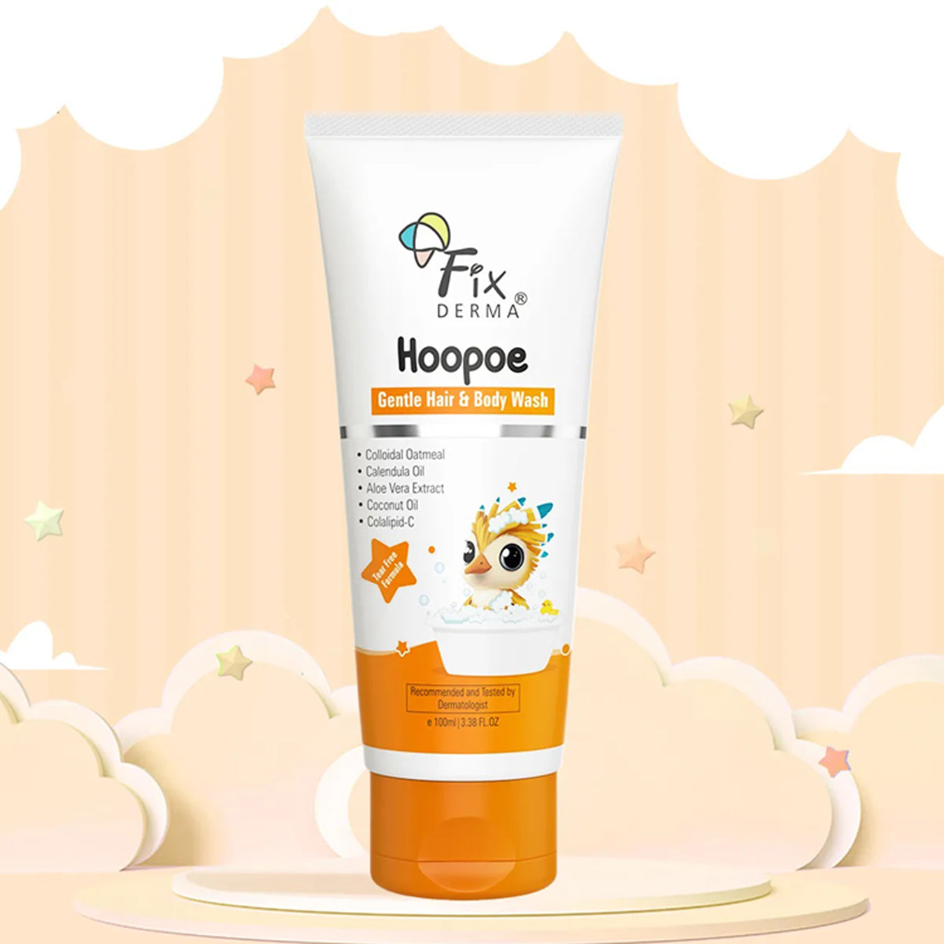 Fixderma Hoopoe Gentle Hair & Body Wash