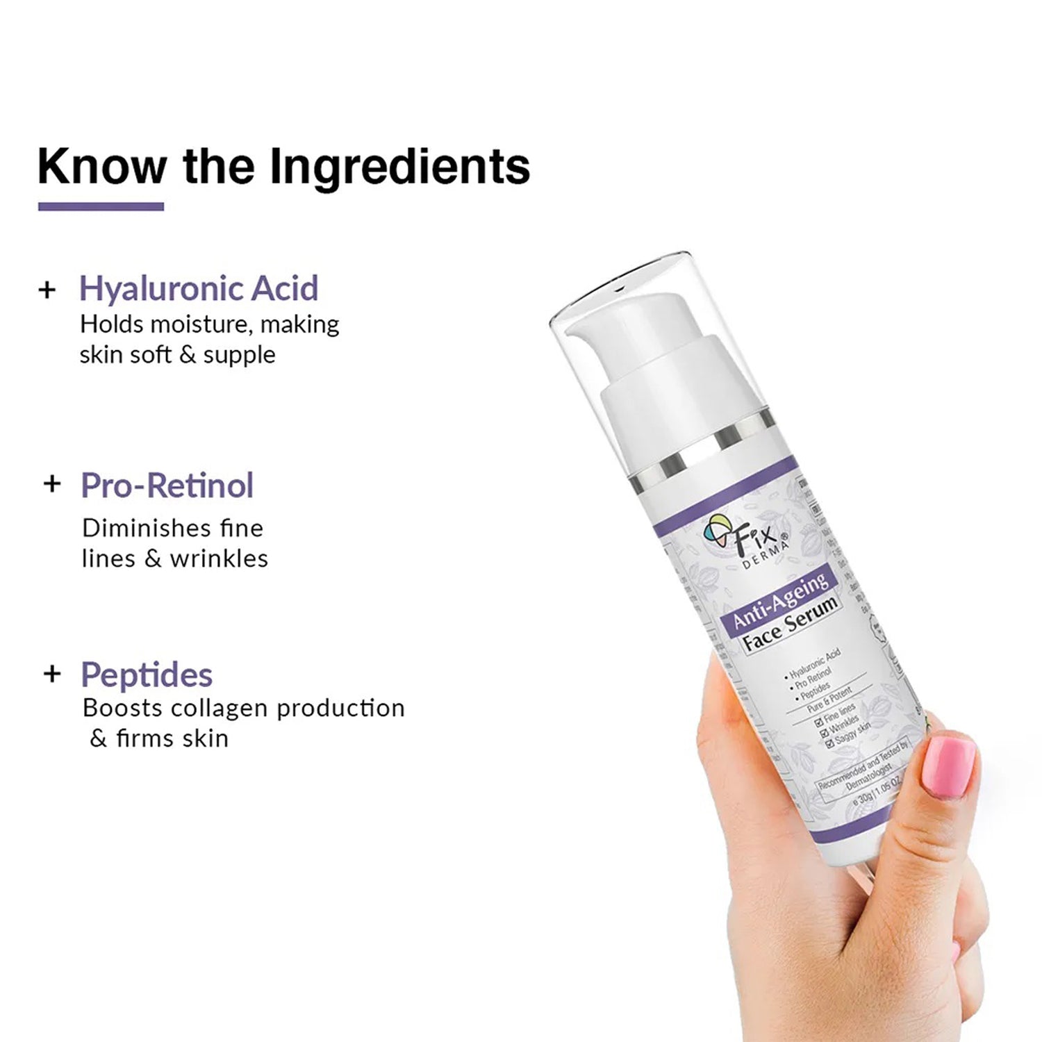 Fixderma Anti Ageing Face Serum