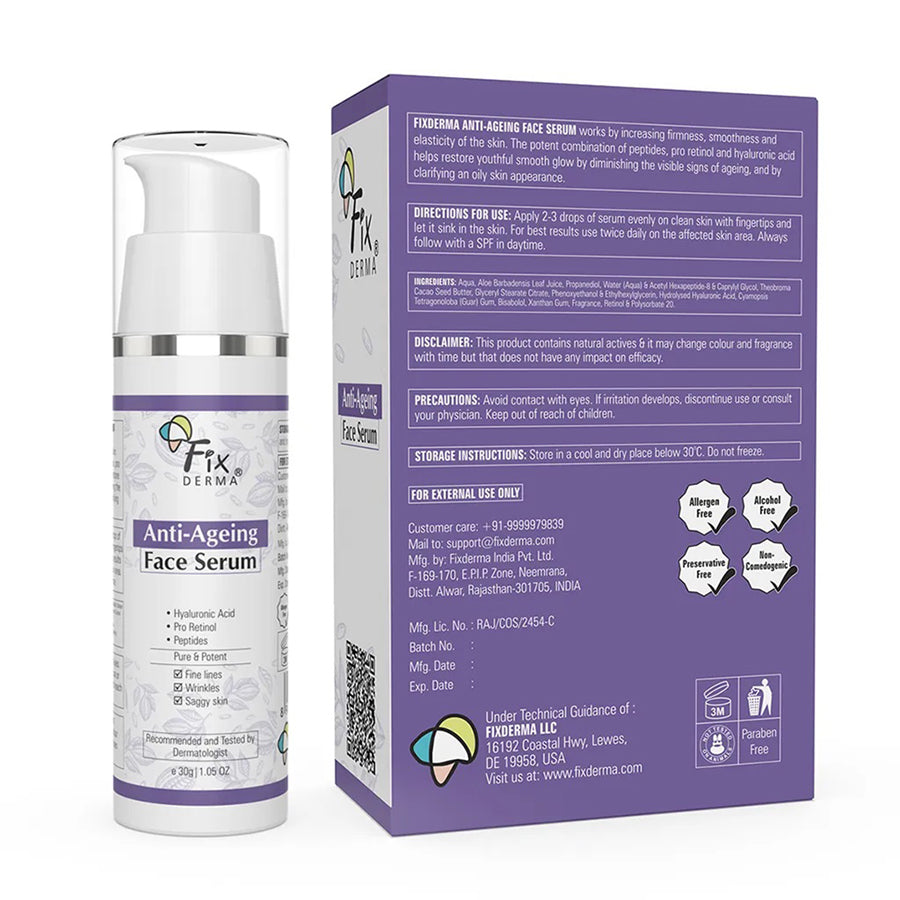 Fixderma Anti Ageing Face Serum