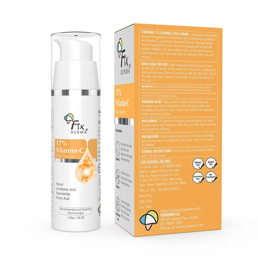 Fixderma 17PER Vitamin C Face Serum