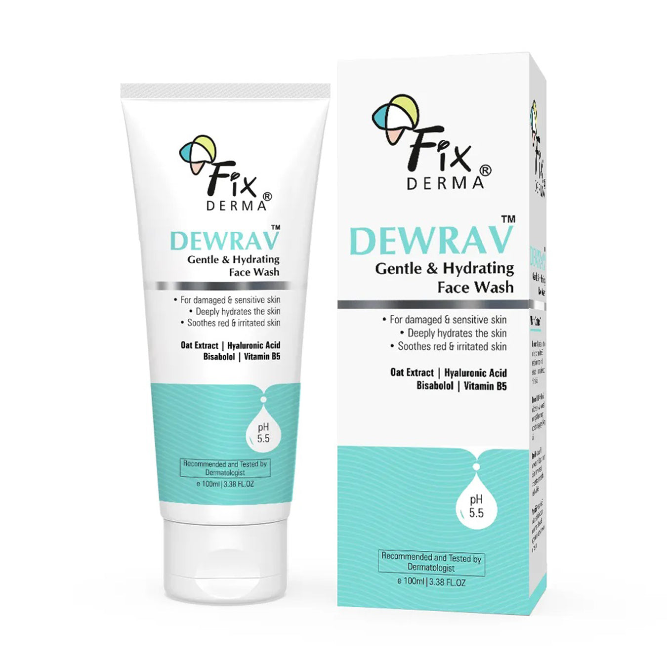 Fixderma Dewrav Gentle & Hydrating Face Wash