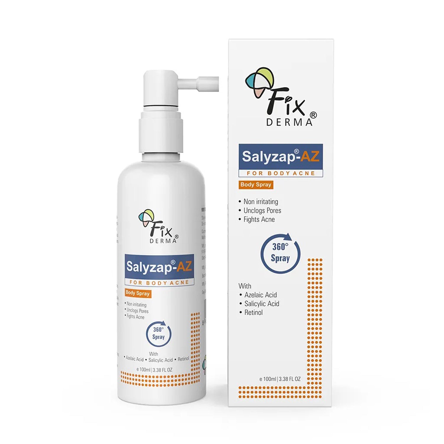 Fixderma Salyzap-AZ Body Spray