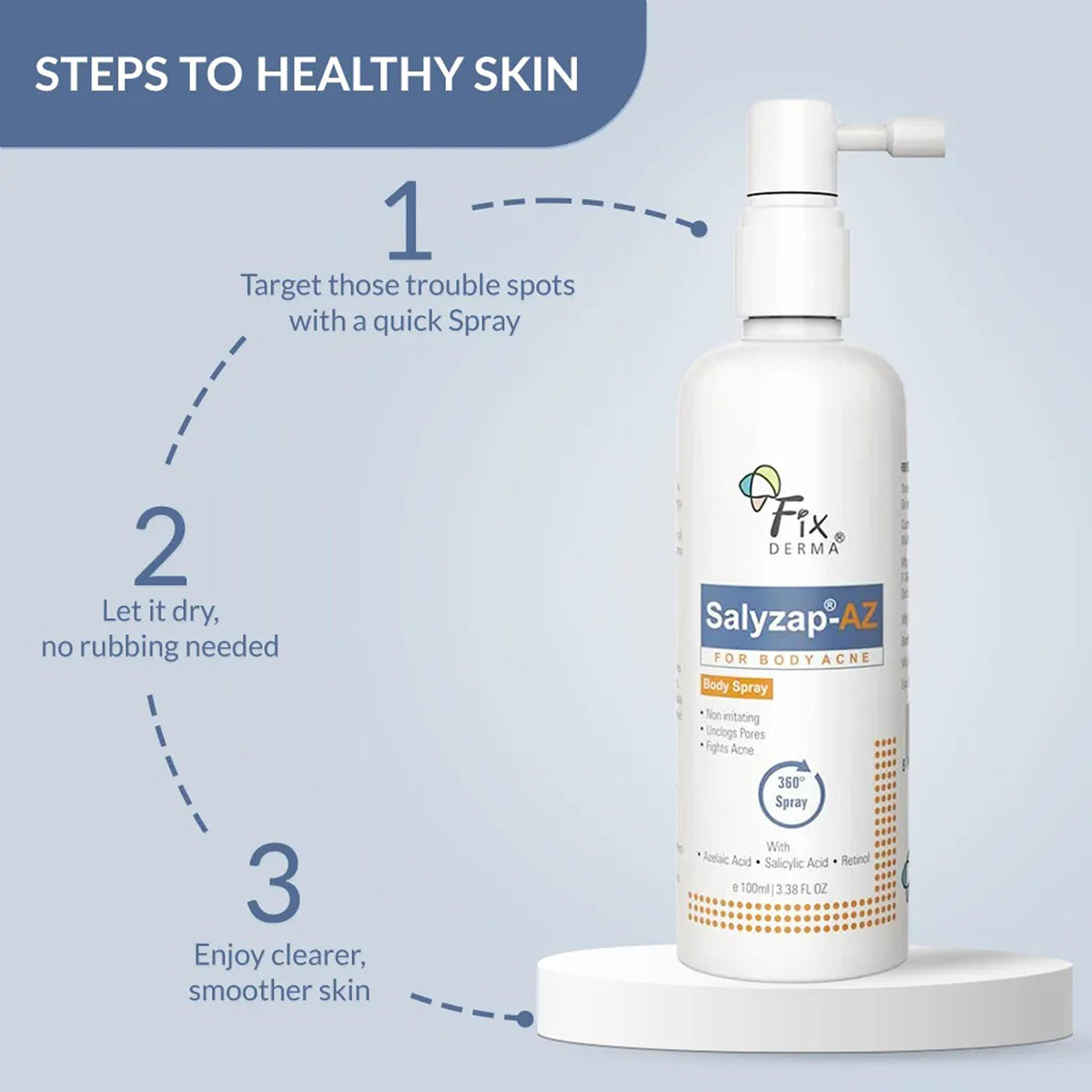 Fixderma Salyzap-AZ Body Spray