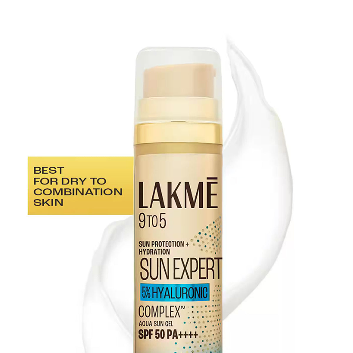 Lakme 9 to 5 Sun Expert 5Per Hyaluronic Complex Aqua Sun Gel Spf 50 PA