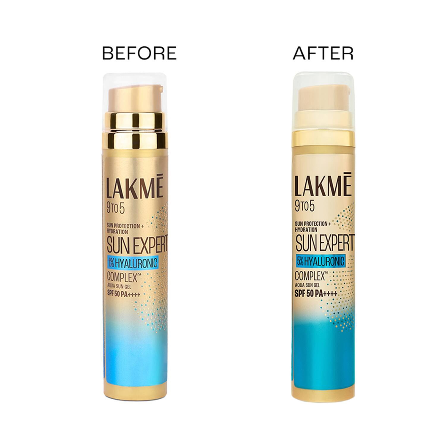 Lakme 9 to 5 Sun Expert 5Per Hyaluronic Complex Aqua Sun Gel Spf 50 PA