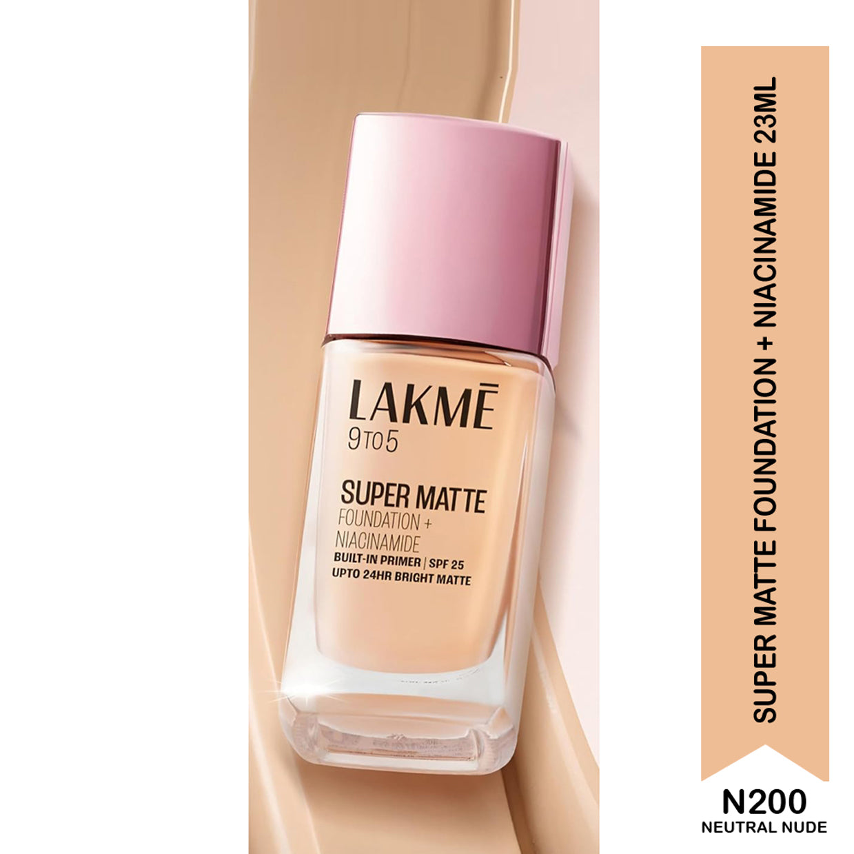 Lakme 9 To Super Matte Foundation + Niacinamide 23ML